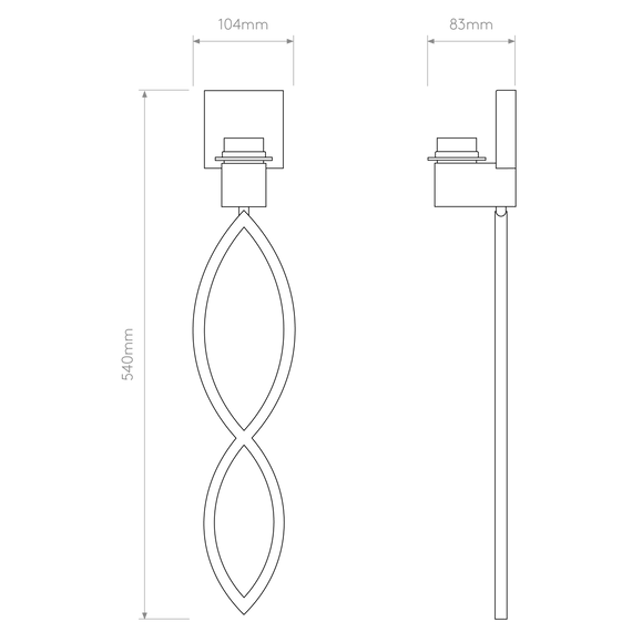 Oprawa Ścienna Astro Caserta 1349010