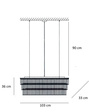 Lampa wisząca Berella Light Lester 8 BL0176