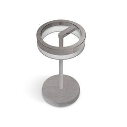 Lampka nocna LEDowa Pujol Circular nikiel mat