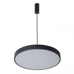 Nowoczesna czarna lampa wisząca LED Orbital 60 cm Italux