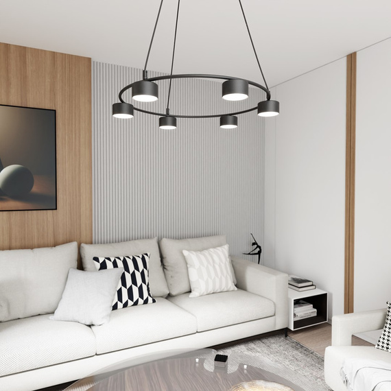 Żyrandol Emibig Starlit 6 Bl (1372/6)