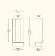 Lampa zewnętrzna stojąca Estiluz Frame P-4055X czarny antracyt
