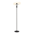 Podłodowa lampa NOVA LP3 BLACK/OPAL czarny (1138/LP3) - Emibig