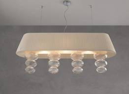 Lampa wisząca Vintage MUSA 120 brązowa