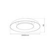 Lampa Sufitowa Milagro Piattino ML1812