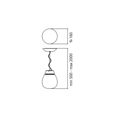 Lampa wisząca Artemide Empaia 1815010A