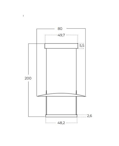 Lampa Wisząca Azzardo Portofino  80 AZ5638