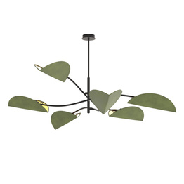 Lampa Sufitowa Emibig Lotus 6 Bl Green (1461/6)