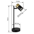 Globo Lighting 57851T Brisbon Lampa gabinetowa