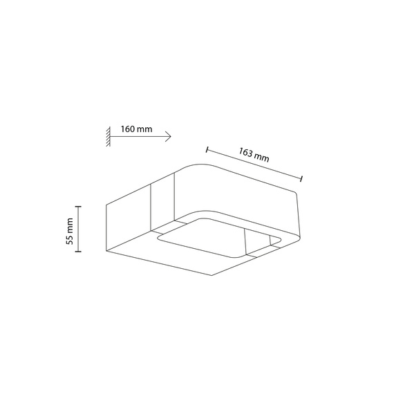Oprawa Ścienna TK Lighting Arius 18204