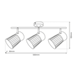 Lampa Sufitowa Milagro Best Złota ML9976