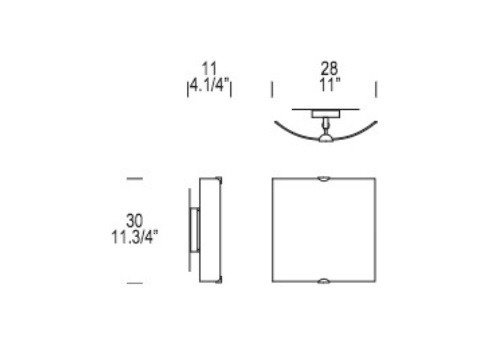 Plafon Leucos SELIS P-PL 30 T