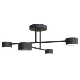 Plafon Emibig Halo 4 Black (1355/4)