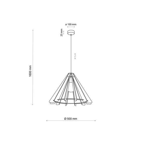 Żyrandol TK Lighting Eris 6586