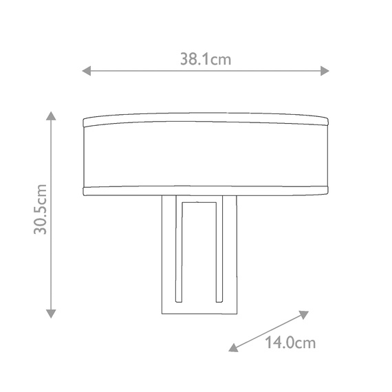 Lampa Ścienna Elstead Lighting HK-HAMPTON2-BB