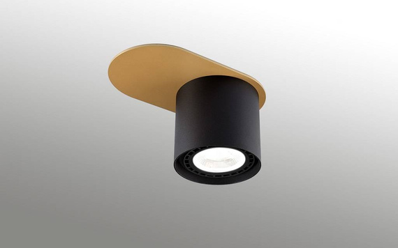 Plafon Thoro Runni złoto czarny