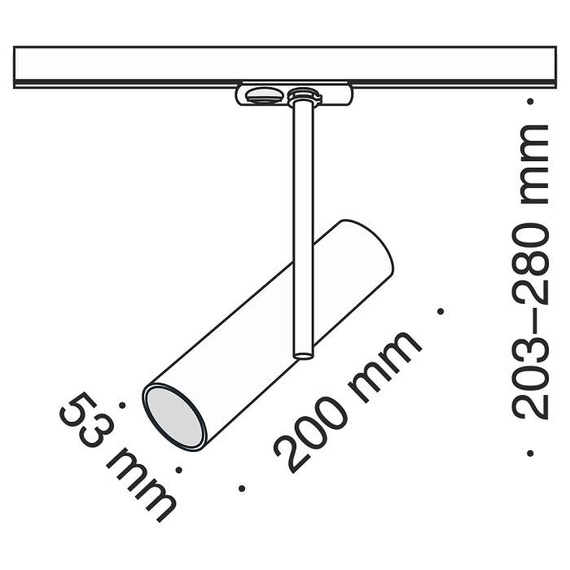 Reflektor biały do szynoprzewodu Maytoni Track TR005-1-GU10-W