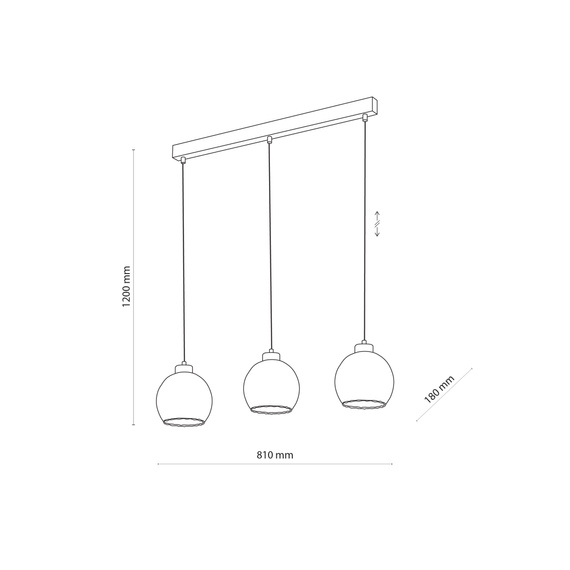 Lampa Wisząca TK Lighting Devi 4638