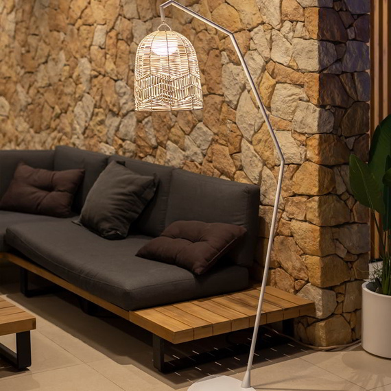 Lampa Stojąca Zewnętrzna Moosee Santorini LUMSTN165BXWLNW