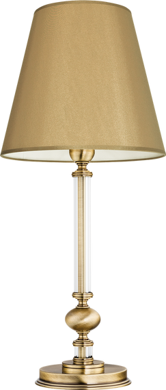 Stylowa lampka nocna Kutek Rossano ROS-LG-1(P/A) Patyna