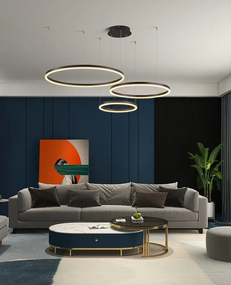 Dann Lux Rim DLD5589 100+80+60 Lampa wisząca ringi