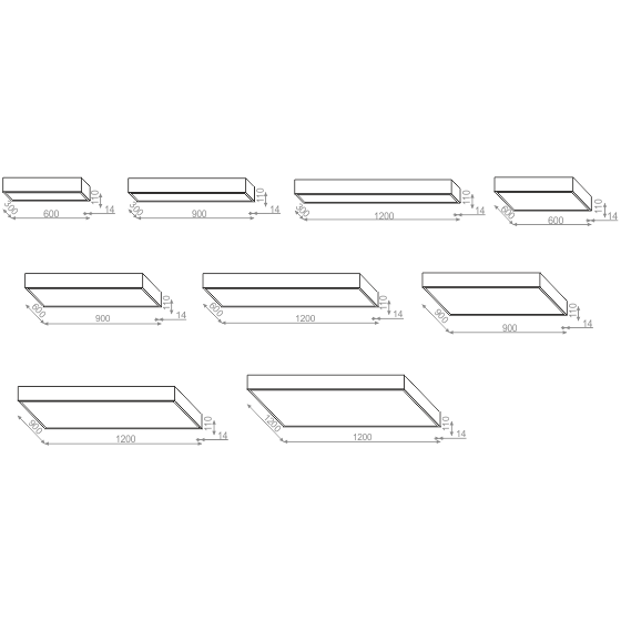  AQform Big Size LED 46982-A930-D5-00-13 Plafon
