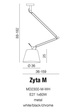 Zyta M AZ1847+AZ2601 Lampa Wisząca Azzardo Szara
