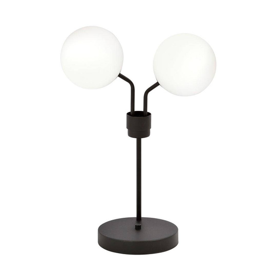 Lampka nocna NOVA LN2 BLACK/OPAL czarny (1138/LN2) - Emibig