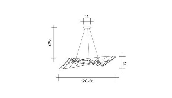 Nowoczesna lampa wisząca LED Sforzin Tesa miedziana