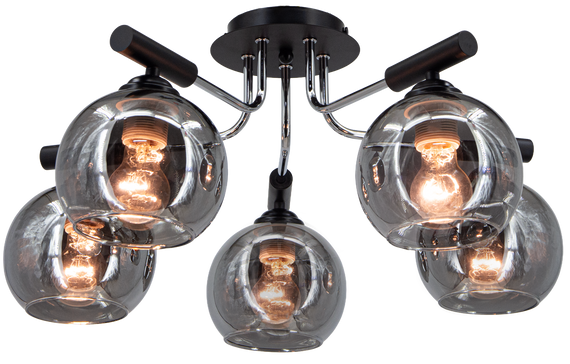 Lampa Wisząca Elem Bold 2207/5 8C BL