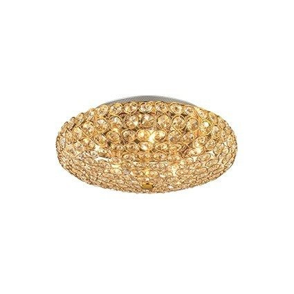 Plafon IDEAL LUX King PL5 złoto
