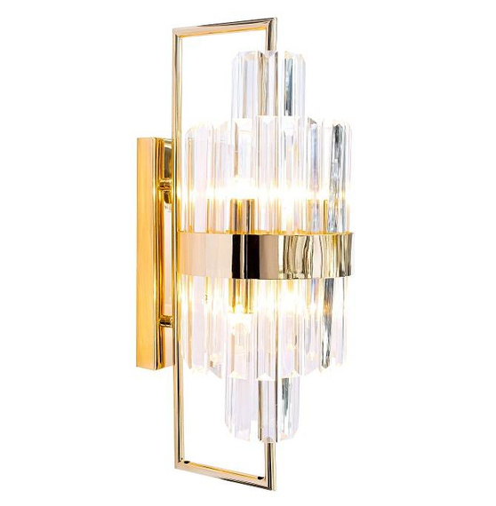 Lampa ścienna Kryształowa Berella Light Soma Wall 8 BL5363