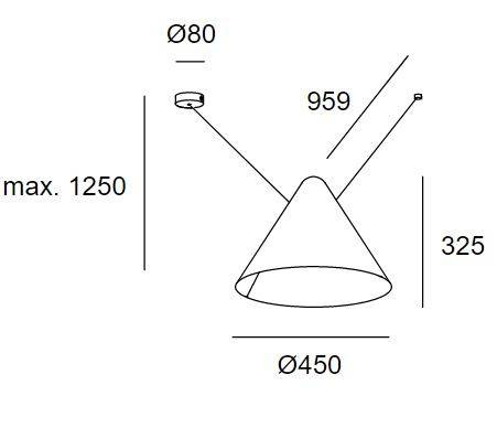 Lampa wisząca Grok 00-8365-05-05 LEDS Super Attic