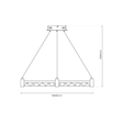 Lampa wisząca Milagro Elegance ML0996