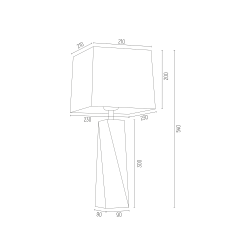 Lampa Biurkowa Argon Lille 3839