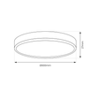 Lampa Sufitowa Milagro Maq ML1664