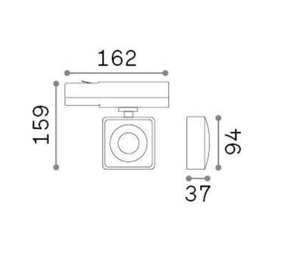 Lampa do szynoprzewodu Ideal Lux 296357 Pov