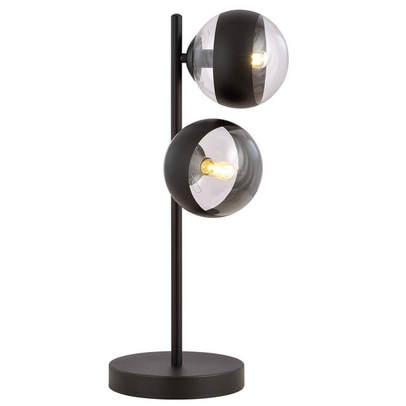 Lampa biurkowa ROSSI LN2 STRIPE czarny (1229/LN2) - Emibig
