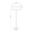 Lampa Podłogowa TK Lighting Nicol 5123