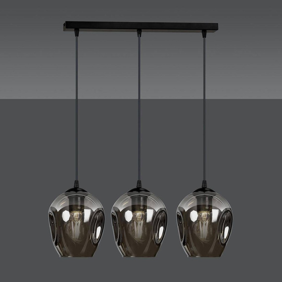 Wisząca lampa ISTAR 3 BL GRAFIT czarny (680/3) - Emibig