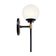 Kinkiet Elstead Lighting KL-BENNO1-BK-CPZ