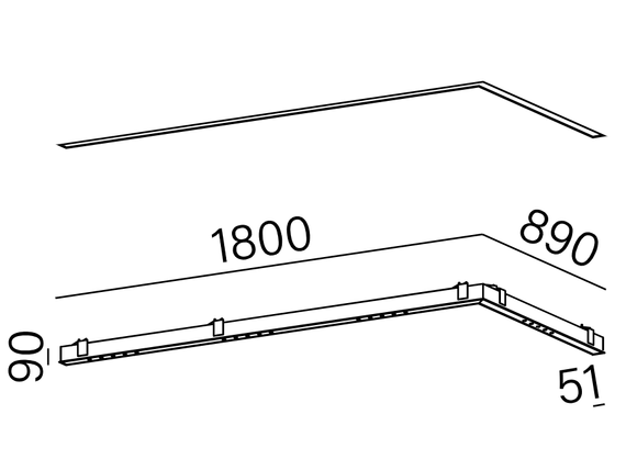 Lampa wpuszczana Aqform Lens RC 30230-L930-W3-00-12