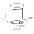 AQform RING 111 230 V 37163-0000-U8-PH-13 Oprawa Wpuszczana