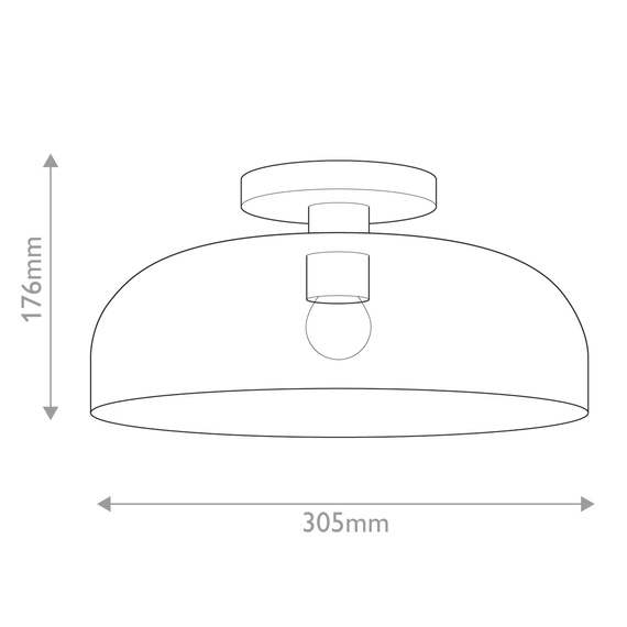 Żyrandol Elstead Lighting ALM-SYLVIA-SF-BK-CL