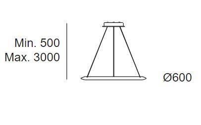 Lampa wisząca LEDS Grok CD4A-00A9AZDUEF Circular