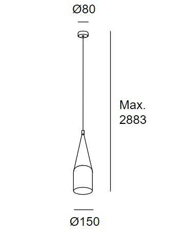 Lampa wisząca LEDS Attic 00-7388-05-14 Grok