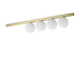 Ideal Lux Binomio Pl4 Ottone Plafon 328461