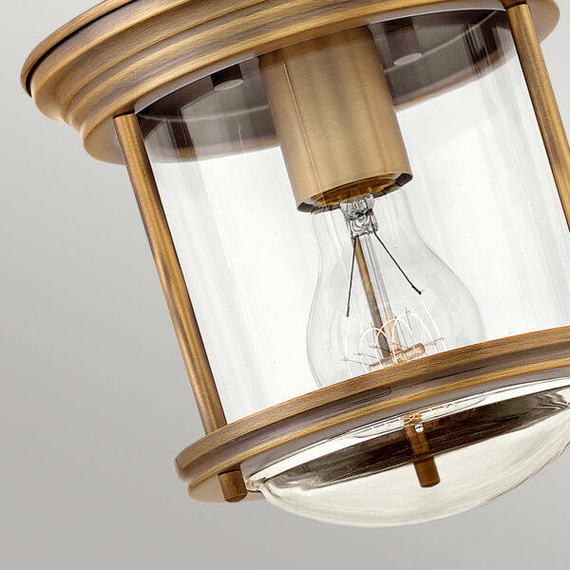 Elstead Lighting Plafoniera Hadrian QN-HADRIAN-MINI-F-BR-CLEAR
