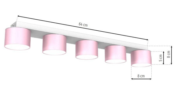 Milagro Dixie Lampa sufitowa MLP7547