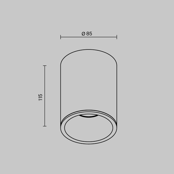 Plafon Maytoni Zoom C029CL-01B
